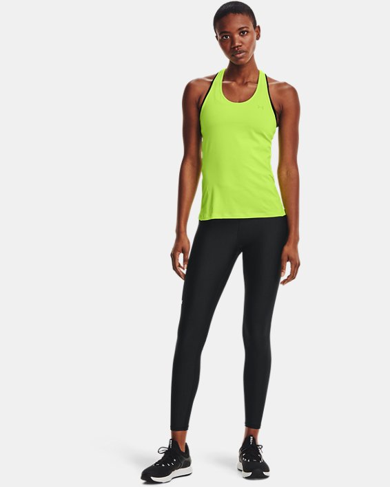 Damen HeatGear® No-Slip Waistband Full-Length-Leggings, Black, pdpMainDesktop image number 2